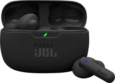 JBL - Vibe Beam 2 Noise Cancelling Earbuds - Black