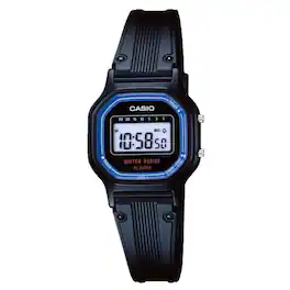 Casio - Women's Classic Digital Watch with Case - LA-11WB-1 - Black