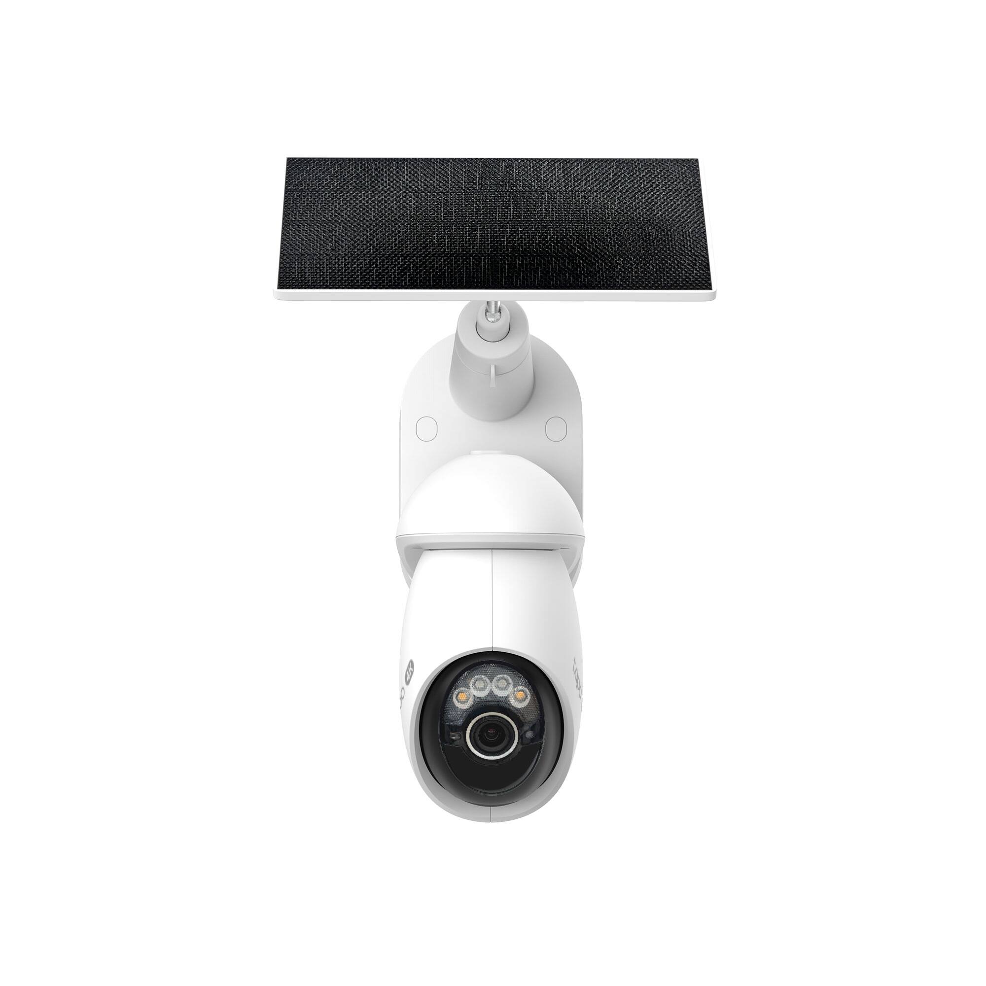 Alt View 18. TP-Link - Tapo Wireless Pan-Tilt 4K Ultra High Definition Video Security Camera, 360° Viewing, Solar Charged - No Monthly Fees - White.