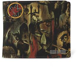 PopMarket - Slayer - Rocksax - Slayer - Reign In Blood Logo - Wallet With Coin Pocket (Black) - Multicolor