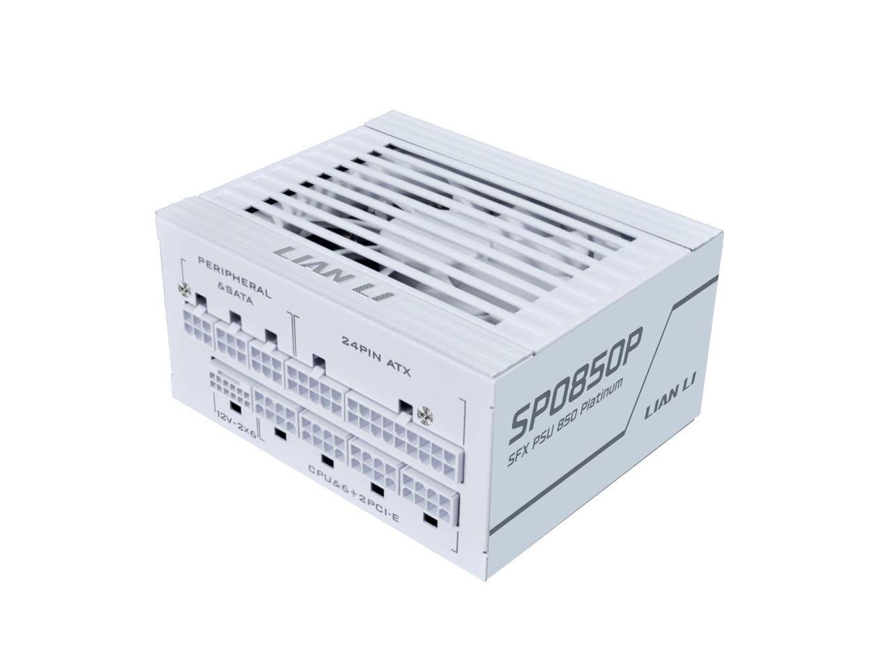 PERIPHERAL & SATA  
24PIN ATX  
12V-2X6L  
CPU&6+2PCI-E  
SFX PSU  
LIAN LI  
SP0850 Platinum  
LIAN LI