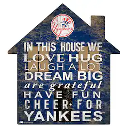 Fan Creations - New York Yankees 12'' Team House Sign - Multicolor