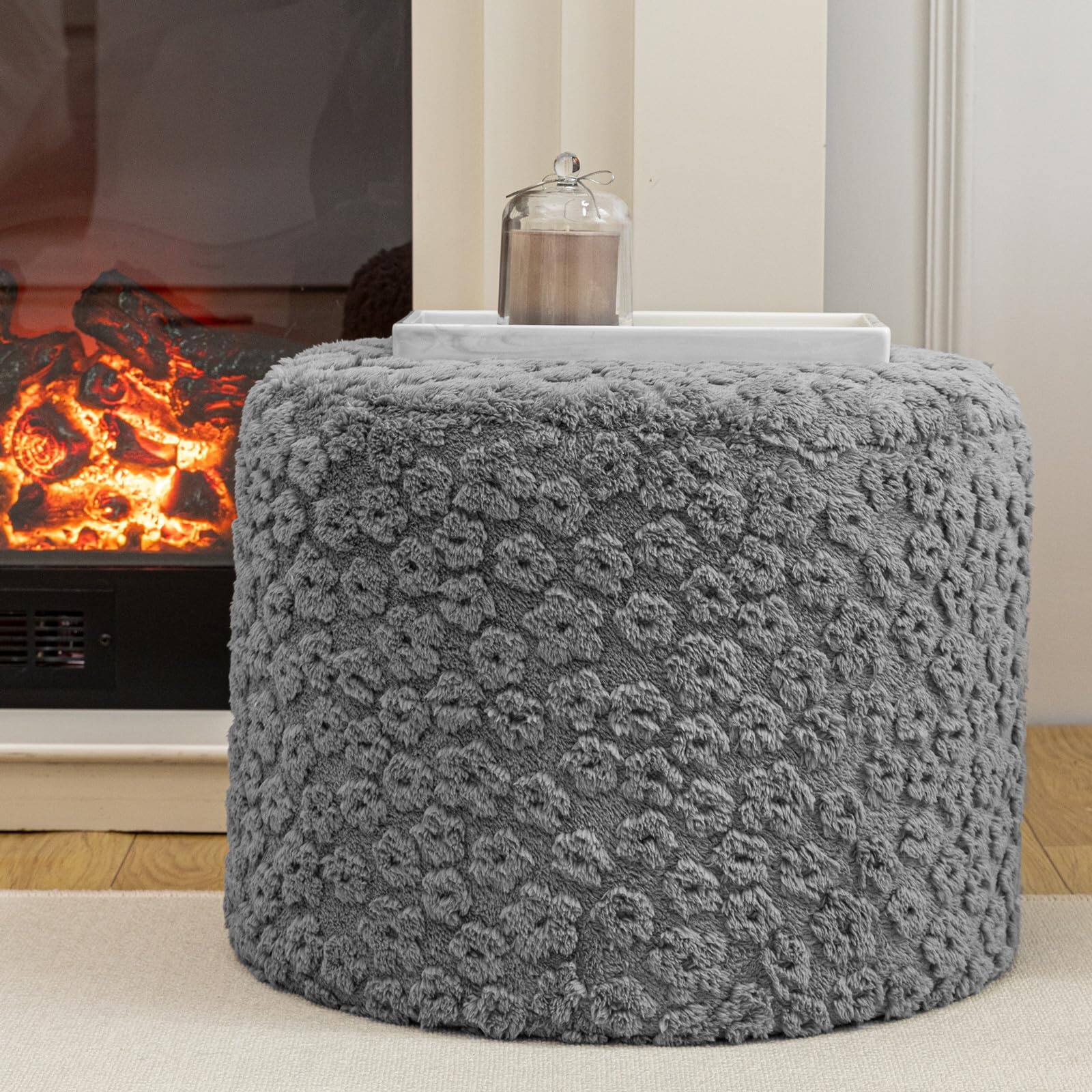 Ash Gray 18"D x 18"W x 14"H