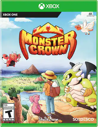 XBOX ONE
4K ULTRA HD
MONSTER CROWN
TEEN ADOLESCENTS
T ESRB
Studio Aurum
SOEDESCO - T (Teen 13+)