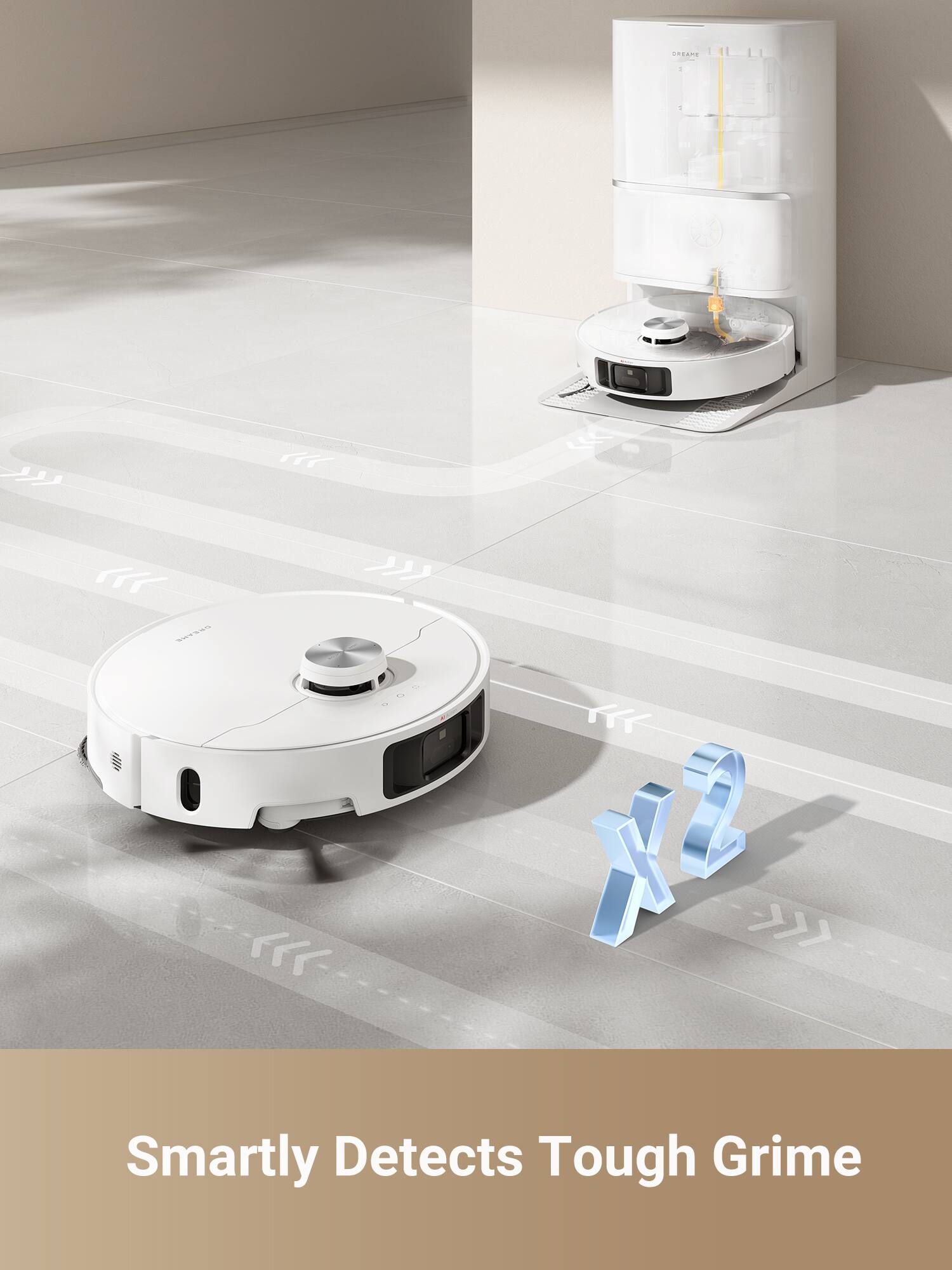 "Smartly Detects Tough Grime"