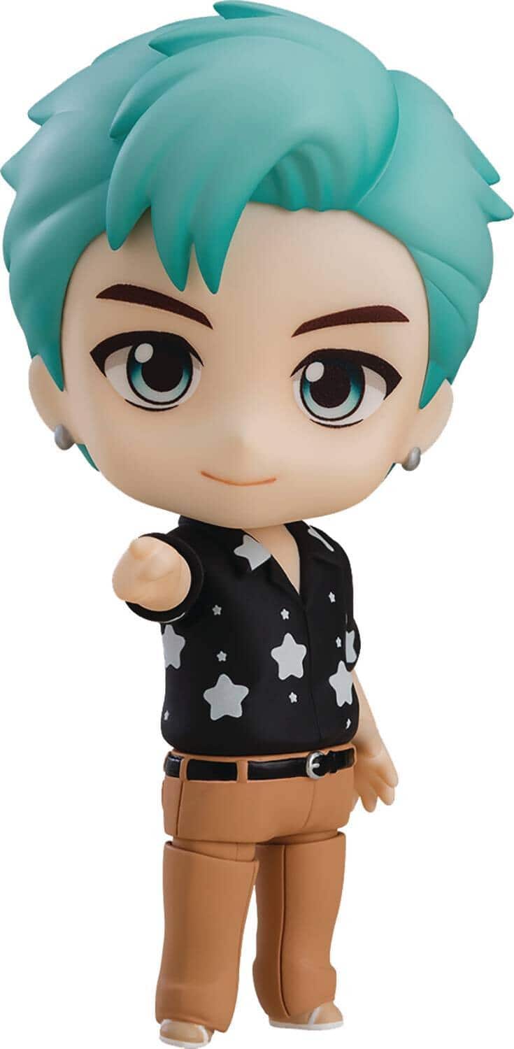 BTS - Good Smile Company - Tinytan - RM Nendoroid Action Figure - COLLECTABLES - Multicolor