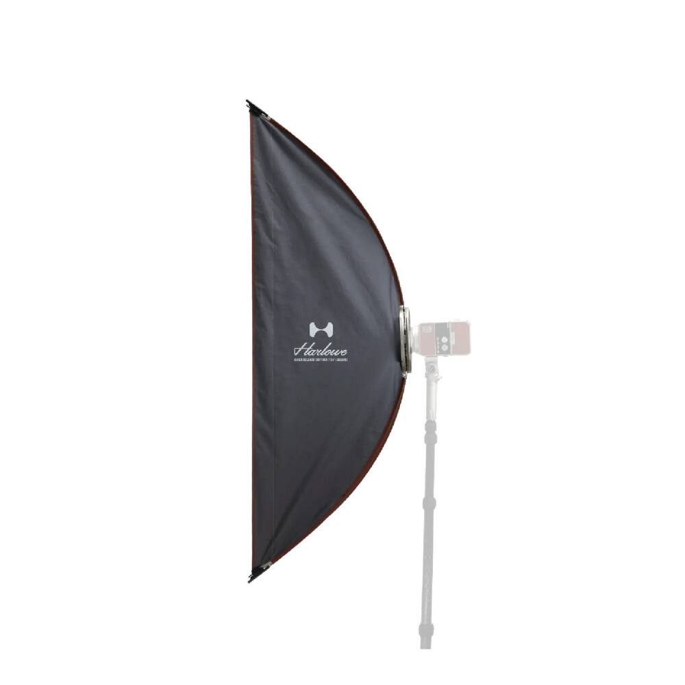 Front. Harlowe - Harlowe Quick Release Softbox 1x4ft (30x120) with Interchangeable Bowens - Black.