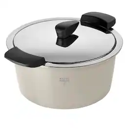 Kuhn Rikon - Hotpan Stainless Steel Cooking Pot with Insulated Bowl, 3.2-Quart - Sand