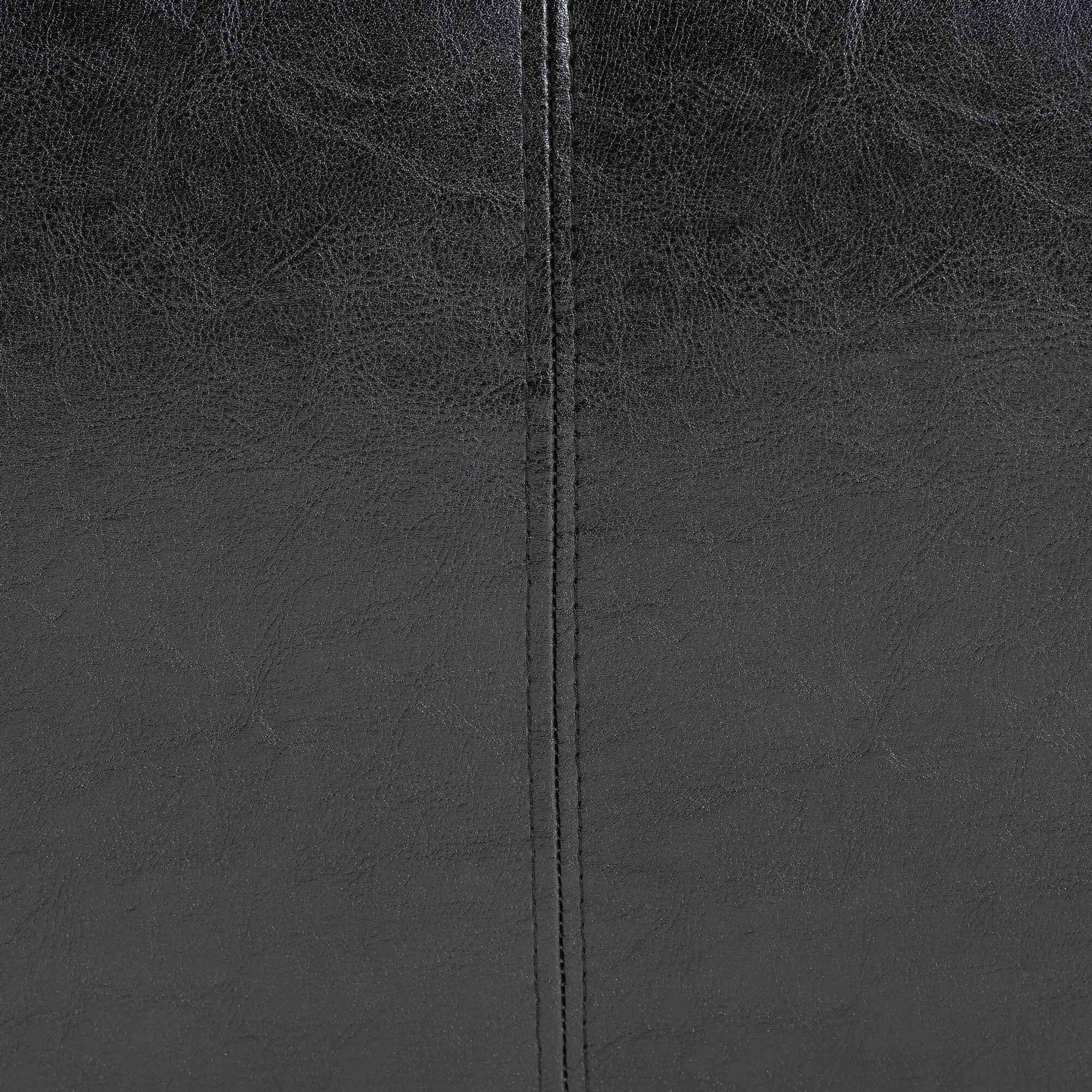 Alt View 4. Baxton Studio - PU Leather Storage Bench Ottoman with Stitching - Dark Brown.