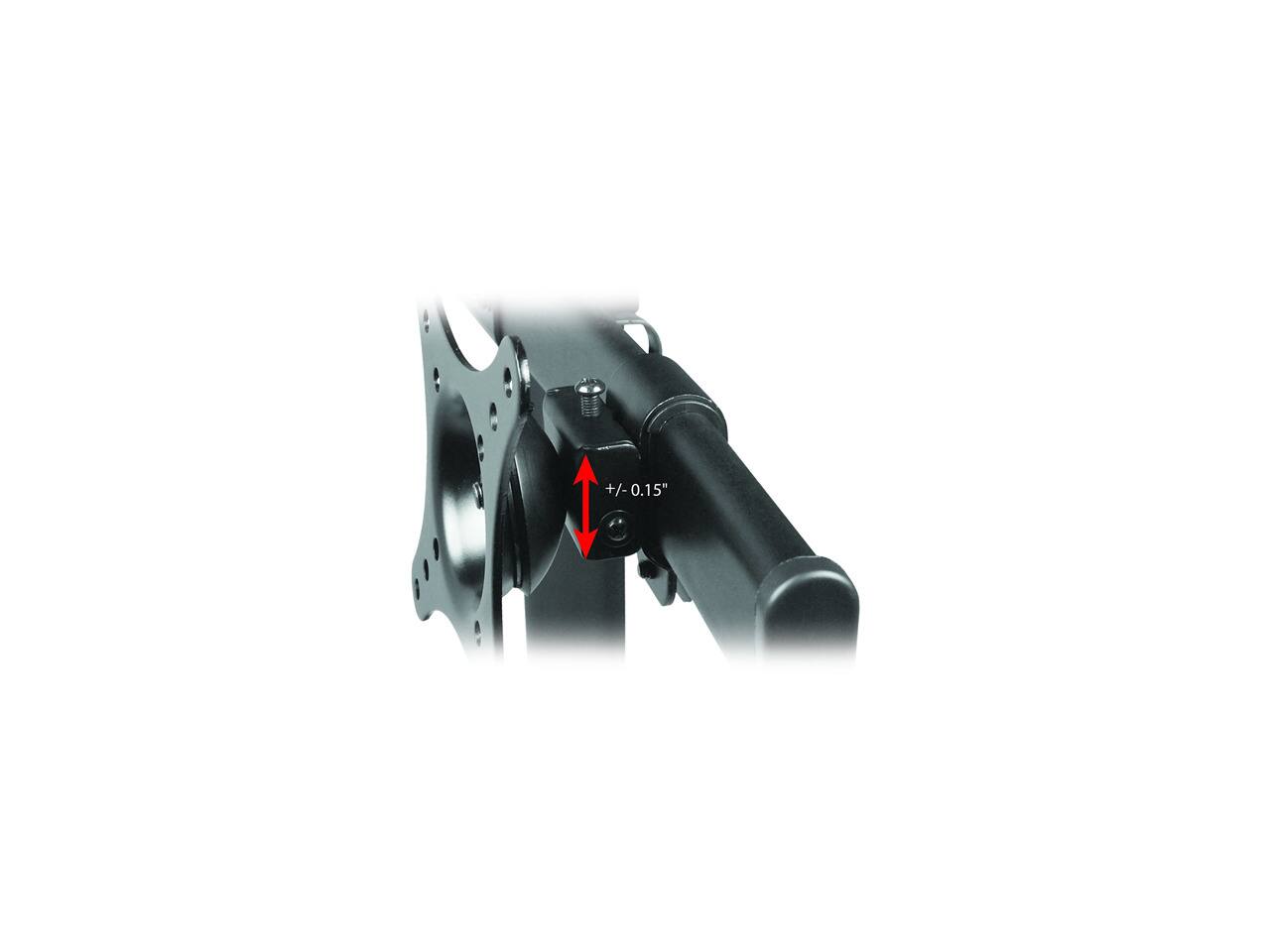 Alt View 2. SIIG - Dual Monitor Desk Stand - 13" To 27" - Black.
