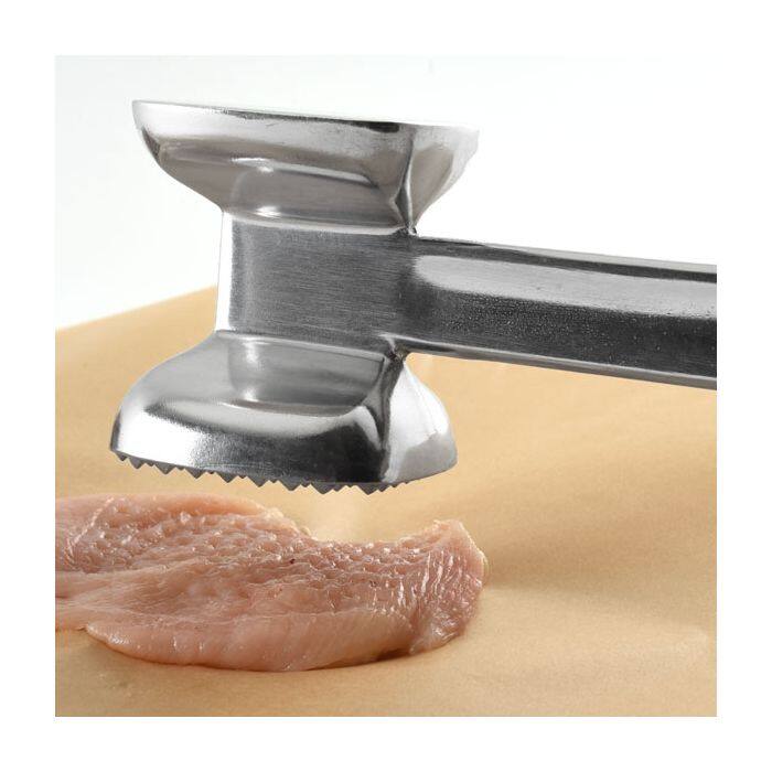 Alt View 2. Norpro - 10-Inch Aluminum Meat Tenderizer Hammer, Silver - Silver.