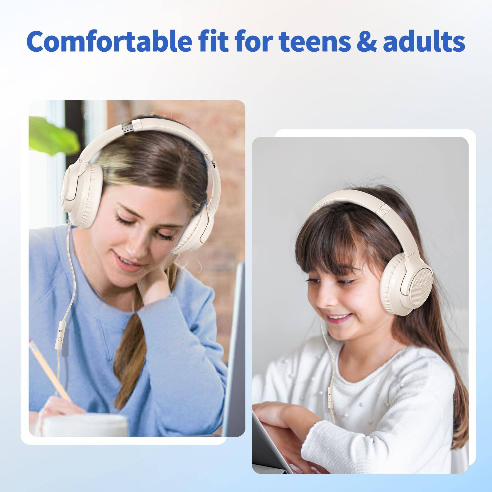 Comfortable fit for teens & adults