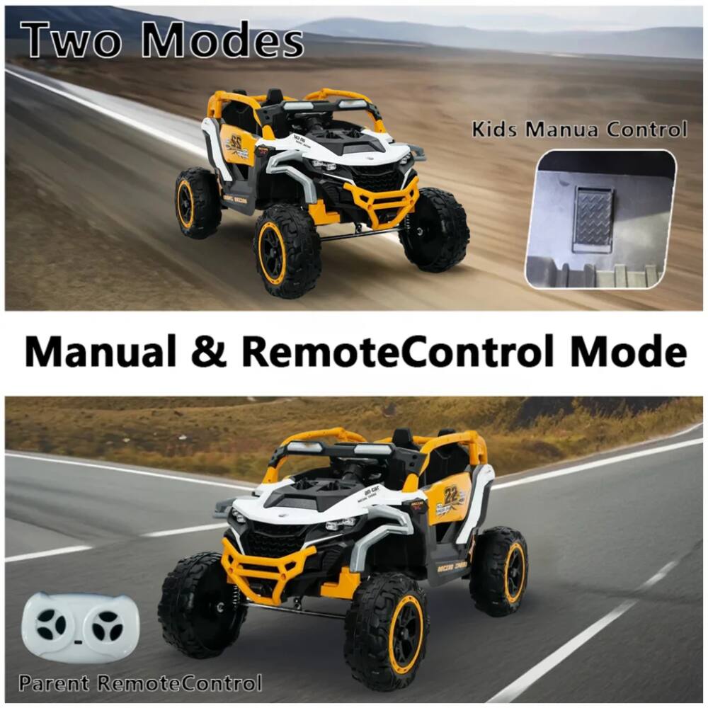 Two Modes

Kids Manual Control

Manual & RemoteControl Mode

Parent RemoteControl