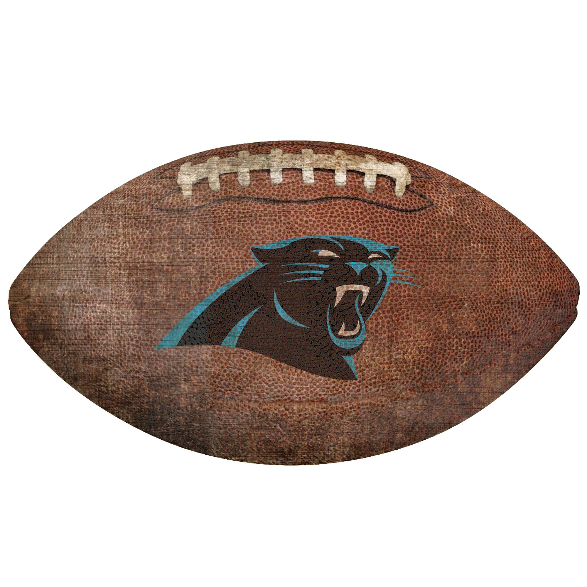 Carolina Panthers 12'' Football Sign