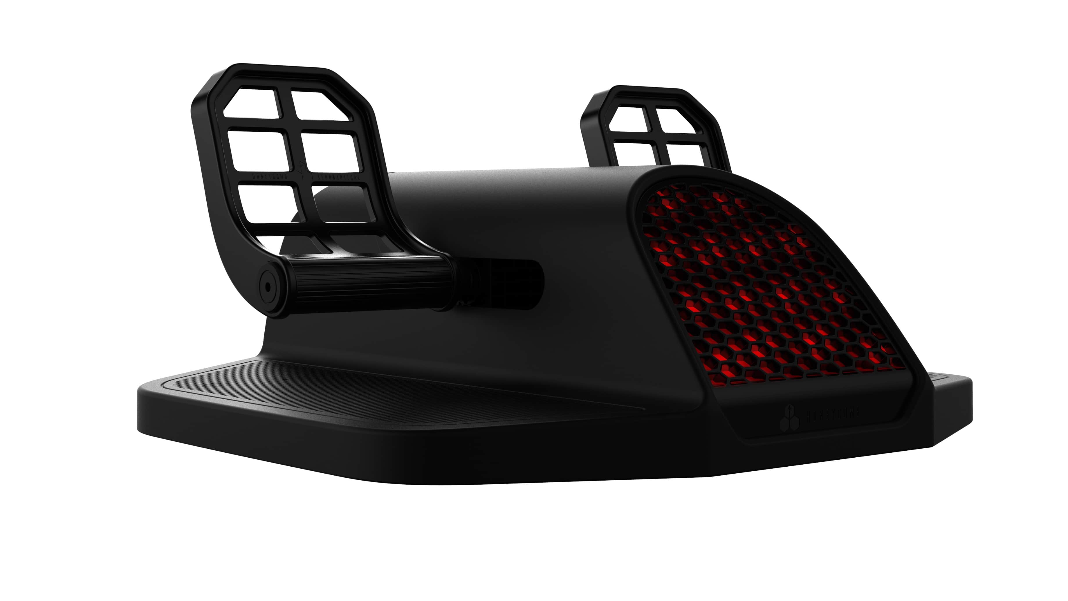 Honeycomb Aeronautical - Charlie Rudder Pedals for Xbox, PC, Mac - Black - Front_Zoom
