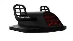 Front. Honeycomb Aeronautical - Charlie Rudder Pedals for Xbox, PC, Mac - Black.