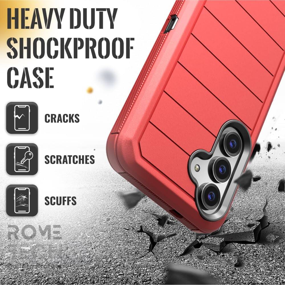 HEAVY DUTY SHOCKPROOF CASE

CRACKS
SCRATCHES
SCUFFS

ROME