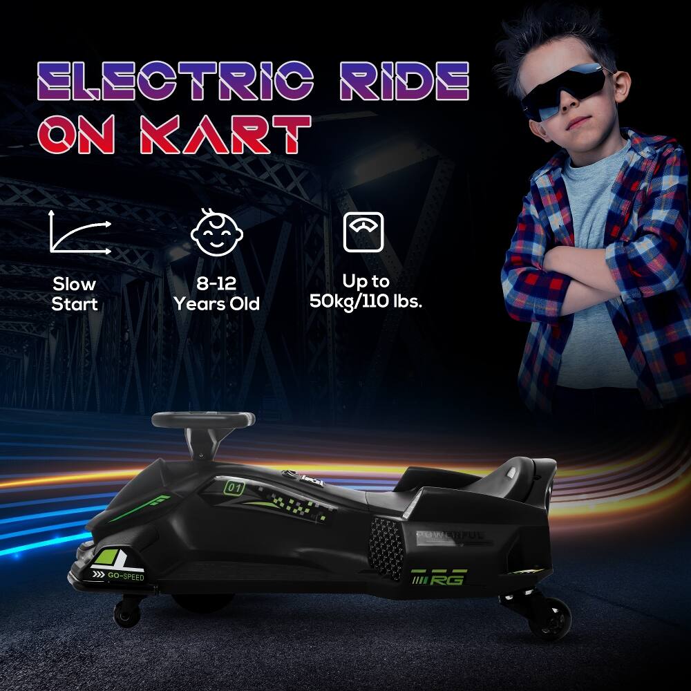 ELECTRIC RIDE ON KART

Slow Start

8-12 Years Old

Up to 50kg/110 lbs.

01

Autiral

POWERFUL

GO-SPEED

RG