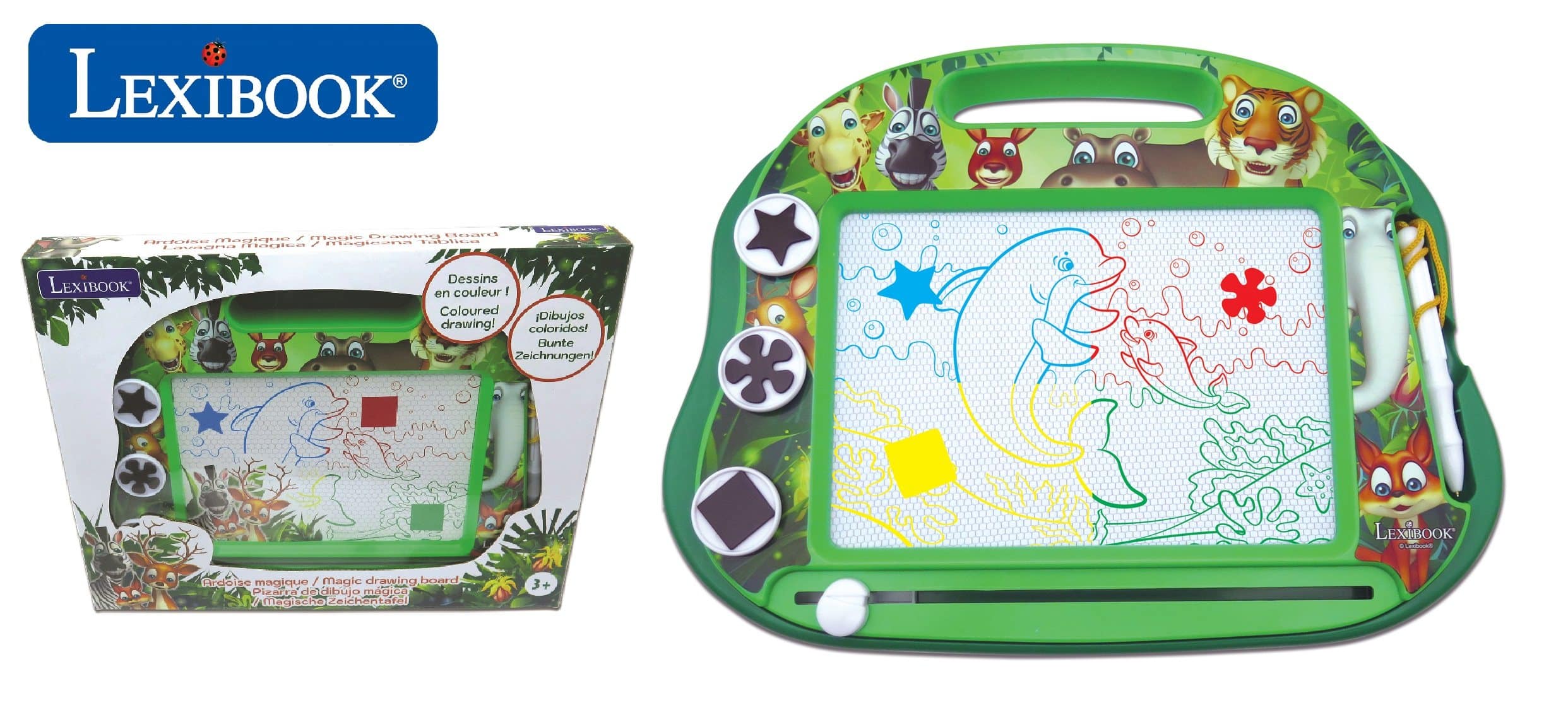 Lexibook - The Animals Magnetic Multicolor Drawing Board with Accessories A5 Format price history on PriceWatchPro