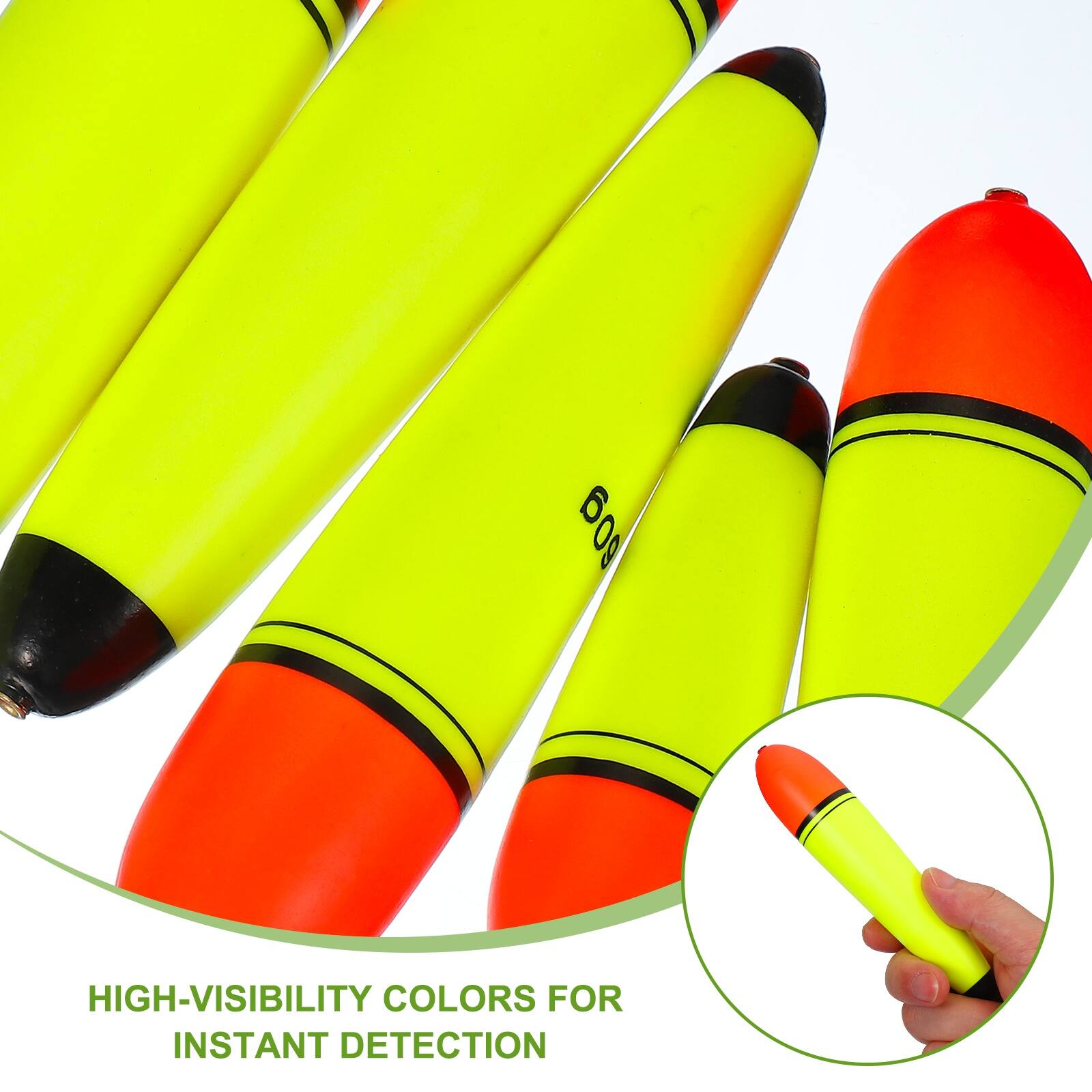 60g HIGH-VISIBILITY COLORS FOR INSTANT DETECTION