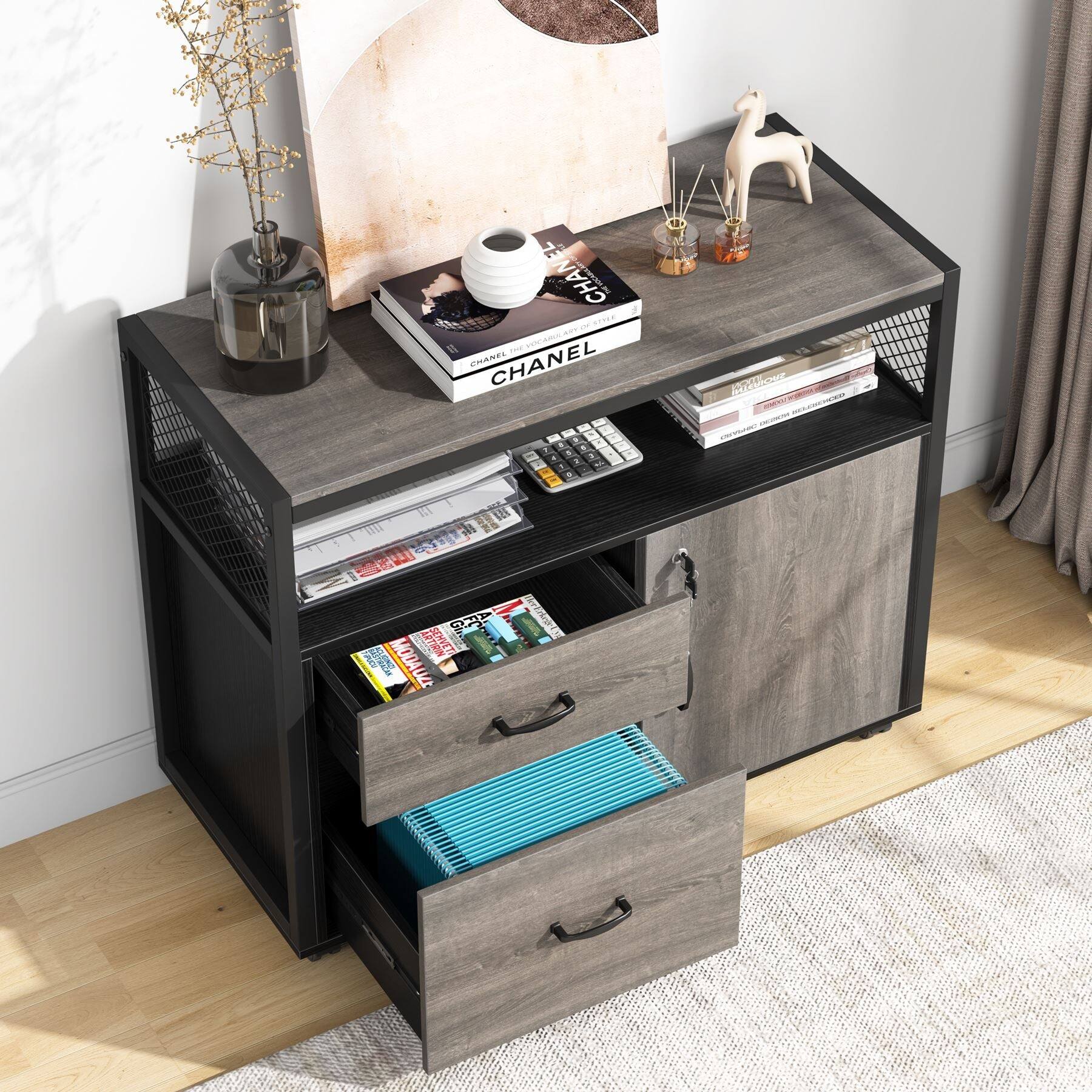 Tribesigns Office Computer Desk with Engineered Wood Construction, for ...