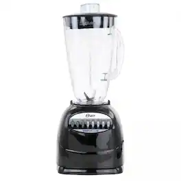 Oster - 10-Speed Simple-Blend Plastic Jar Blender - Black