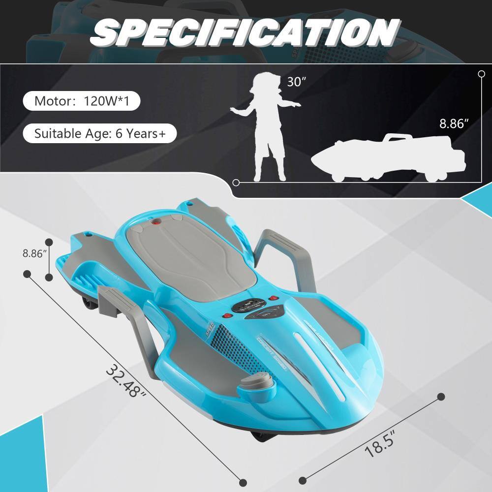 SPECIFICATION

Motor: 120W*1  
Suitable Age: 6 Years+  

30"  
8.86"  
32.48"  
18.5"