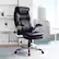 Alt View 14. Office Star Products - Exec Bonded Lthr Office Chair - Black / Silver.