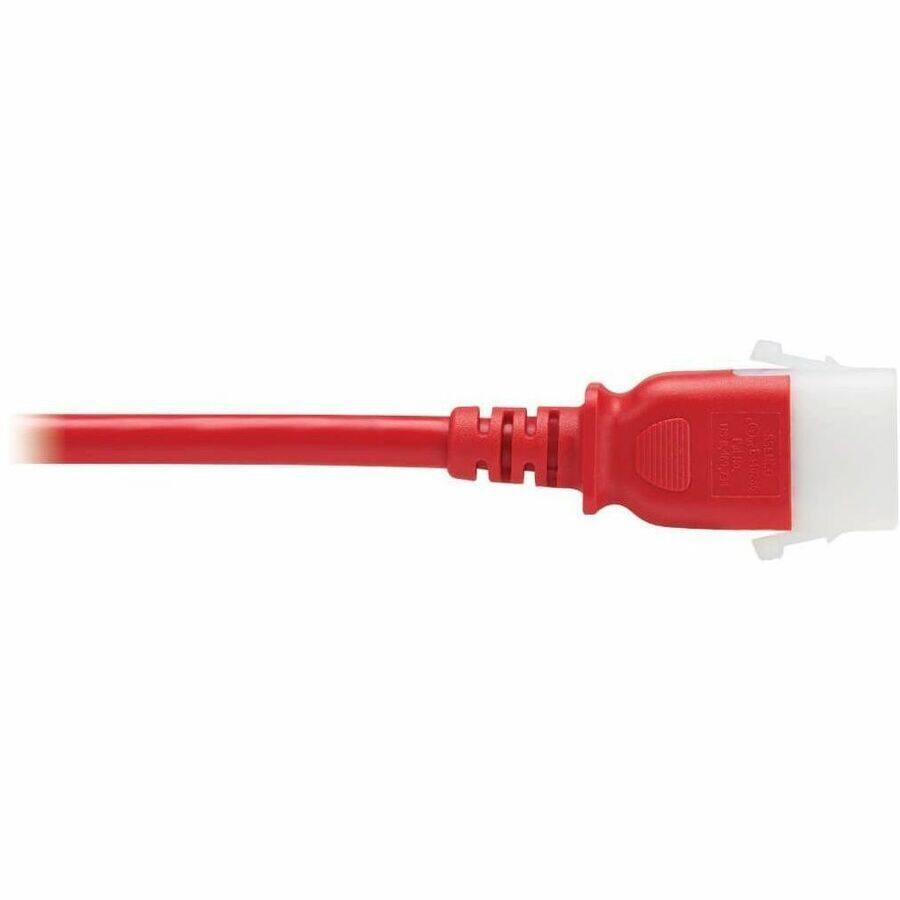 Alt View 1. Tripp Lite - TRIPP LITE SERIES PDU POWER CORDS C13 TO P-LOCK C14 HEAVY-DUTY 15A 250V 14 AWG 1 - Red.