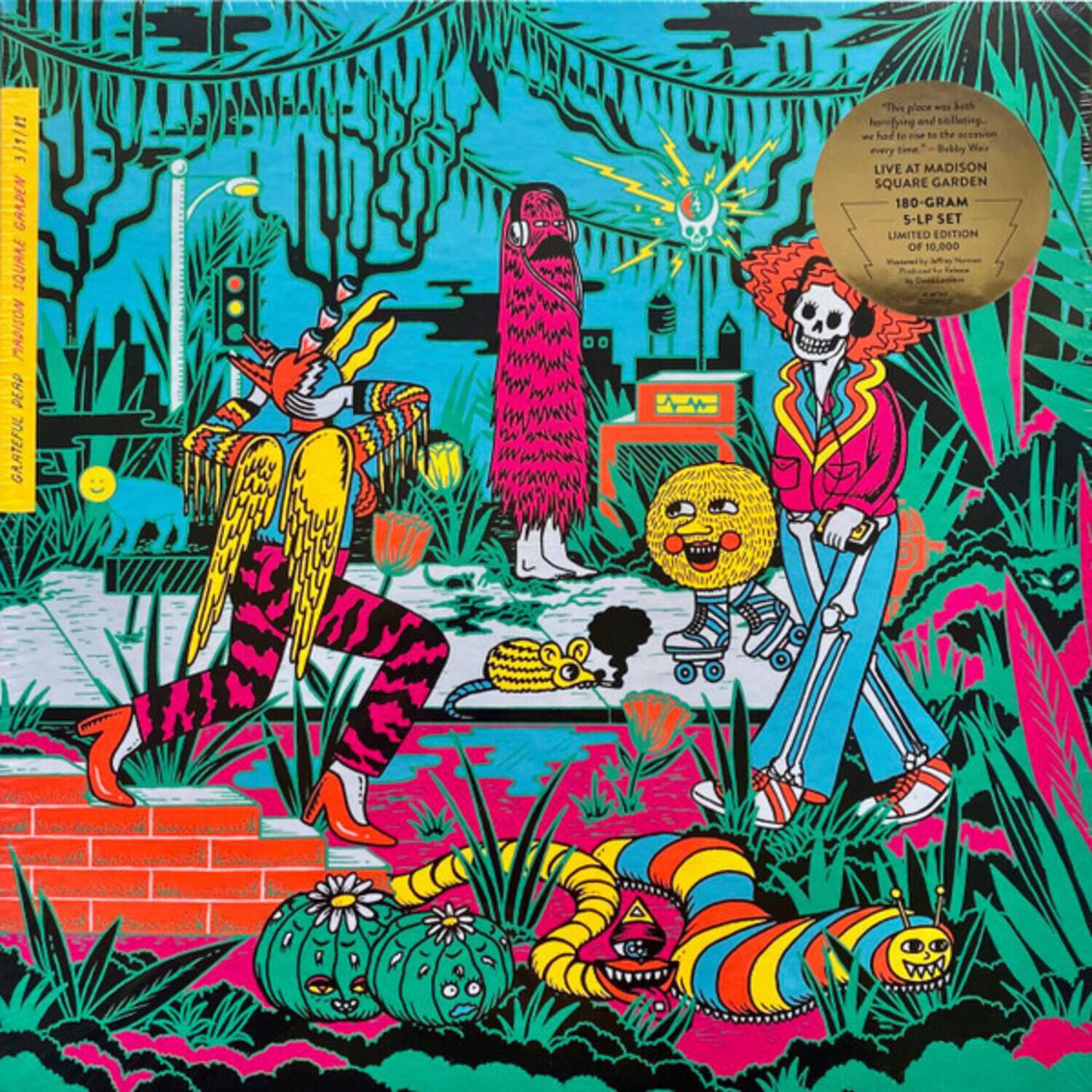 LIVE AT MADISON SQUARE GARDEN  
180-GRAM 5-LP SET  
LIMITED EDITION OF 10,000  

This place is both harfying and sollating. had to to the tia Bubby War every