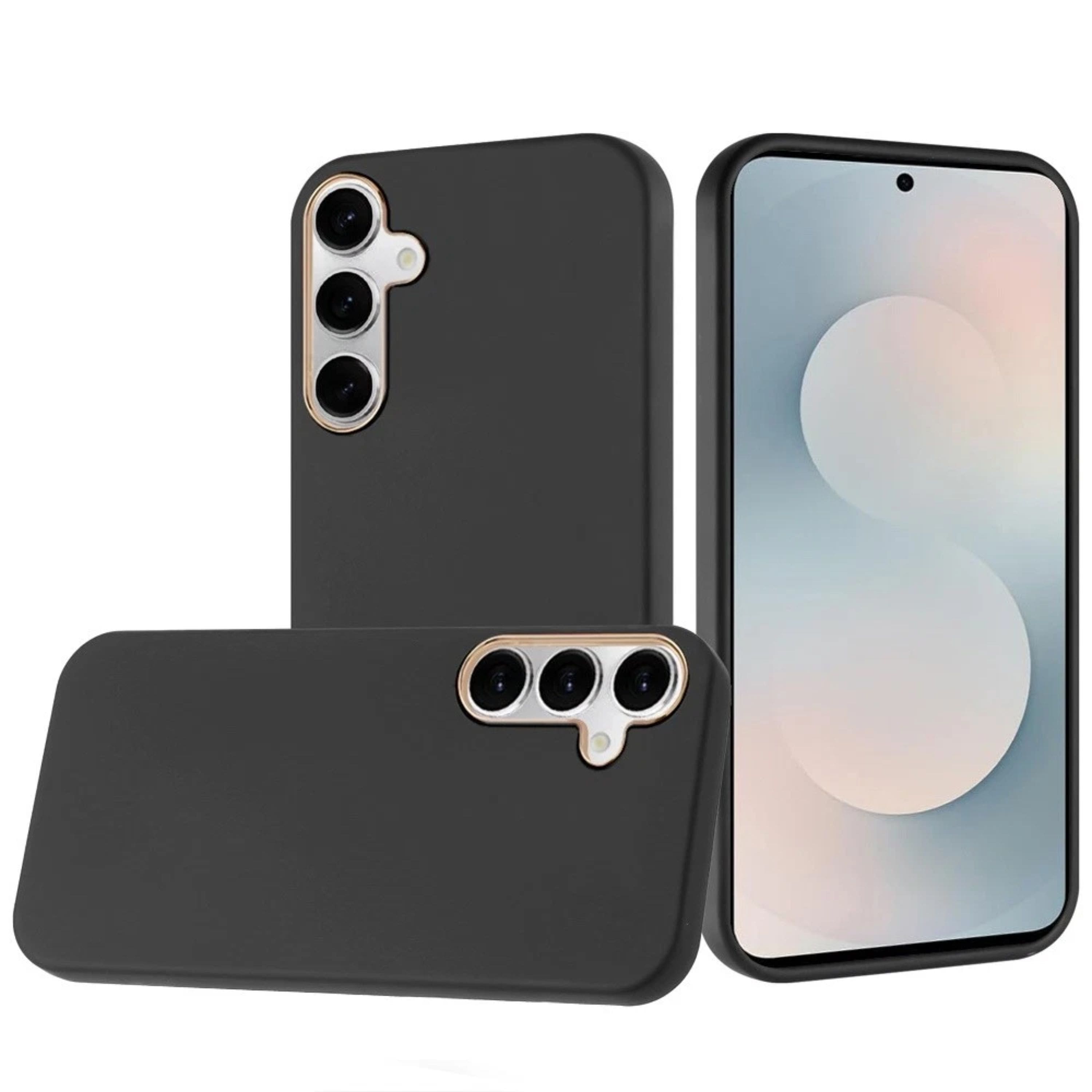 Kitcheniva - Premium Soft Chrome Button Case With Tempered Glass For Samsung S26 Plus - Black price history on PriceWatchPro