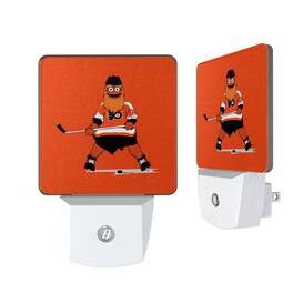 Keyscaper - Philadelphia Flyers 2-Pack Solid Design Mascot Nightlight Set - White