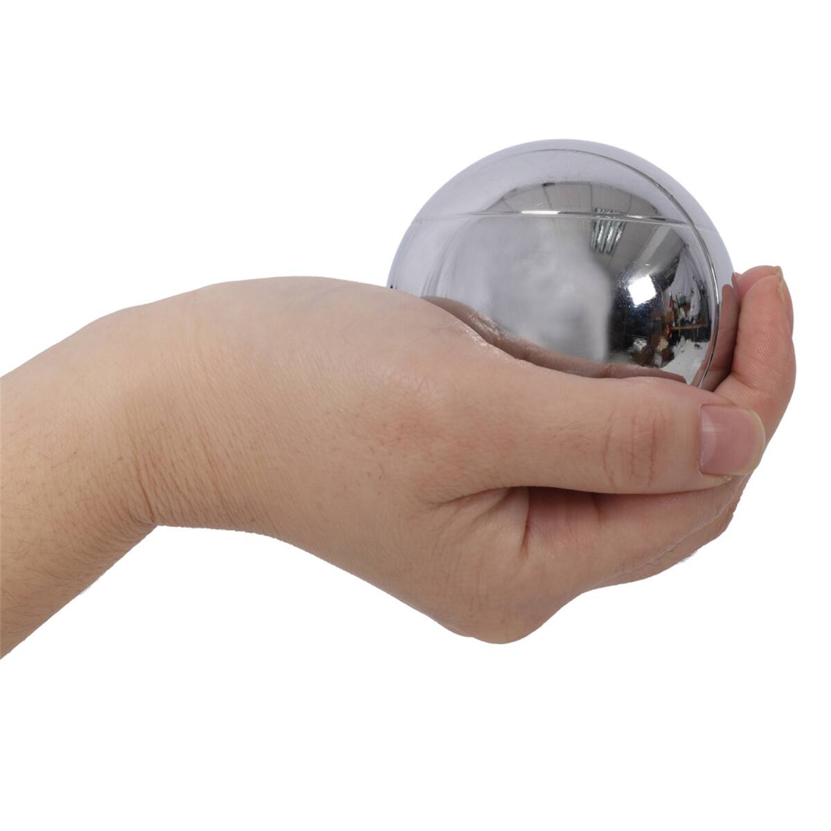 Alt View 1. HTUTWOO - 1.5lb Boules Set-Large Action Game Outdoor Family Games for Adults, 6 Metal Balls with Wooden Jack Ball & Measuring Tool - Black.