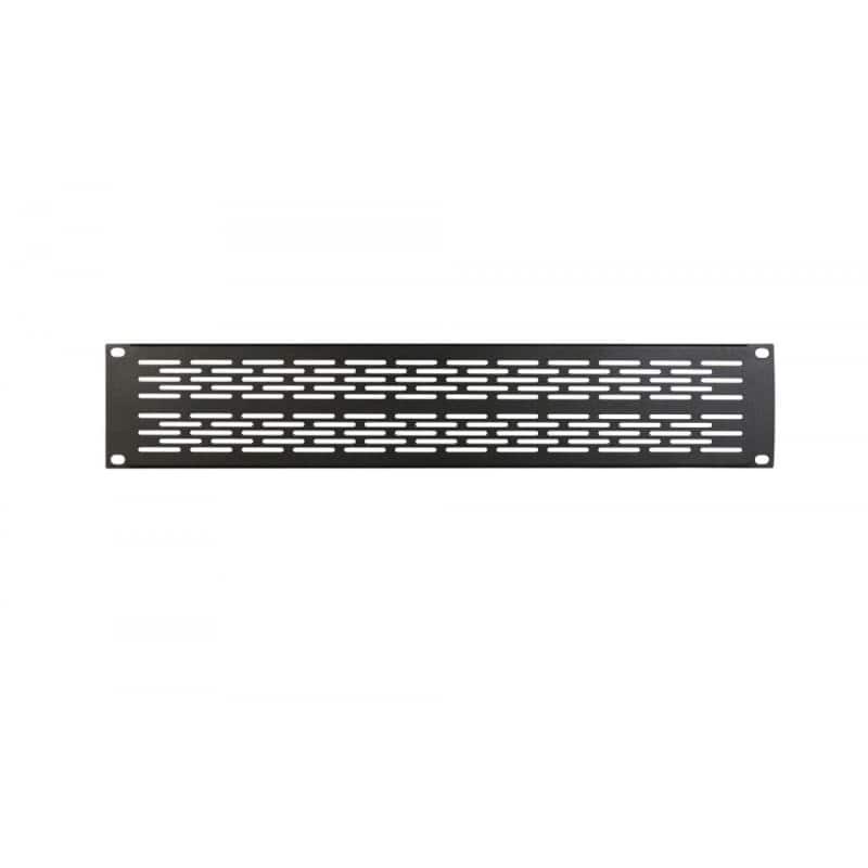 On Stage Stands - On-Stage Vented Rack Panel, 2U (RPV2000) - Black
