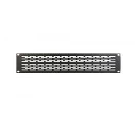 On Stage Stands - On-Stage Vented Rack Panel, 2U (RPV2000) - Black