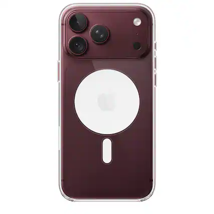 Front. Apple - iPhone 18 Pro Max Case with MagSafe - Clear.