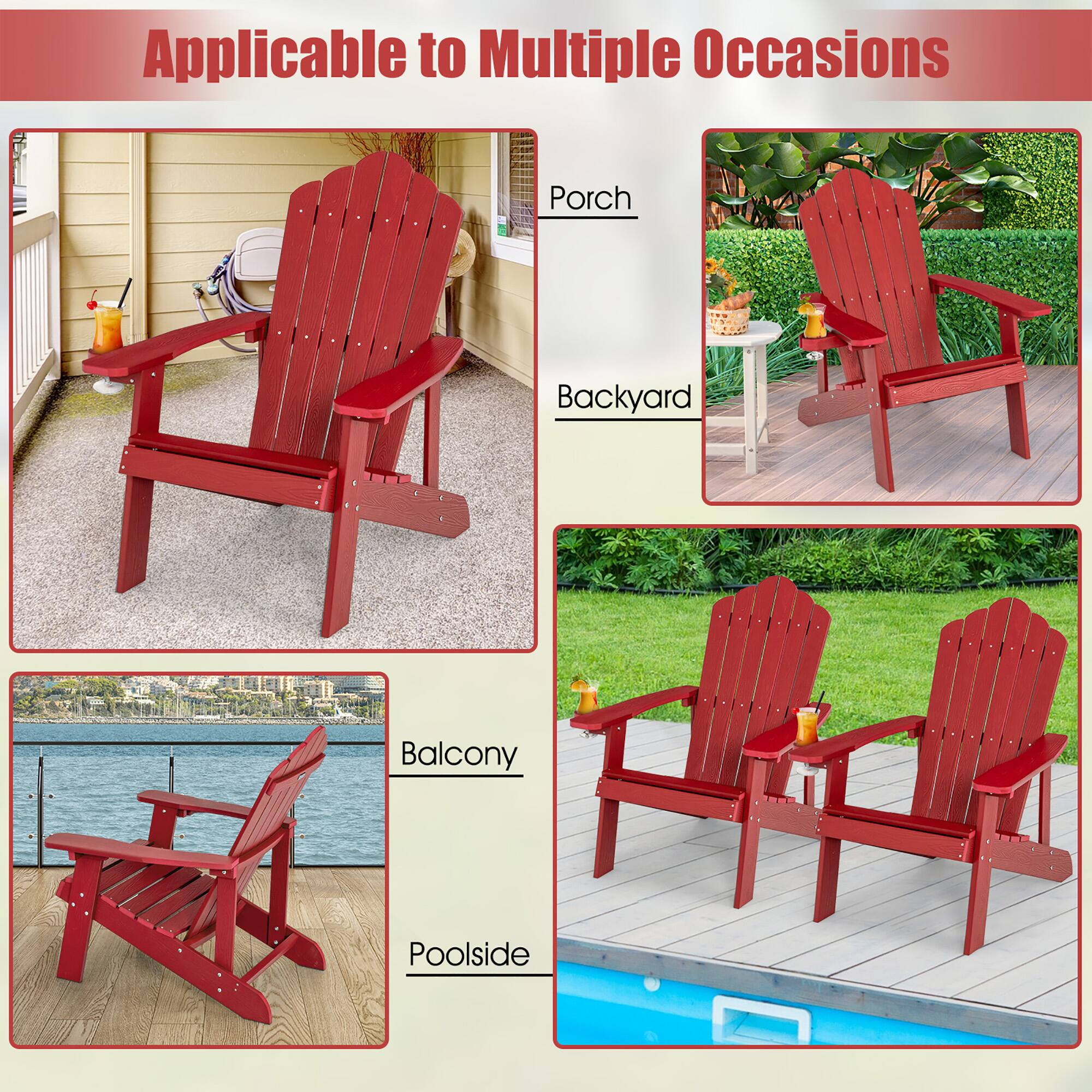 Applicable to Multiple Occasions

- Porch
- Backyard
- Balcony
- Poolside
