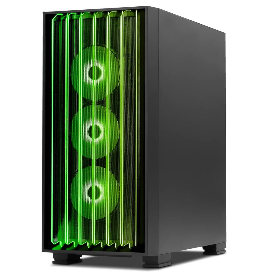 YEYIAN Gaming PC.CPU, GPU, Storage, RAM, PSU, OS. Model Black YPA ...