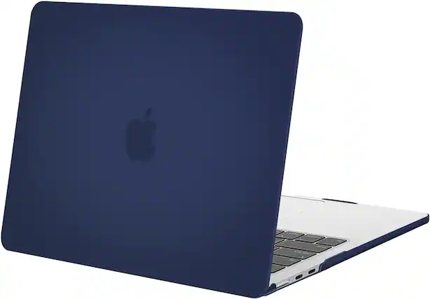 Front. mosiso - Laptop Case for MacBook Air 13 inch Case M4 A3240 M3 A3113 M2 A2681 2022-2025 - Navy Blue.