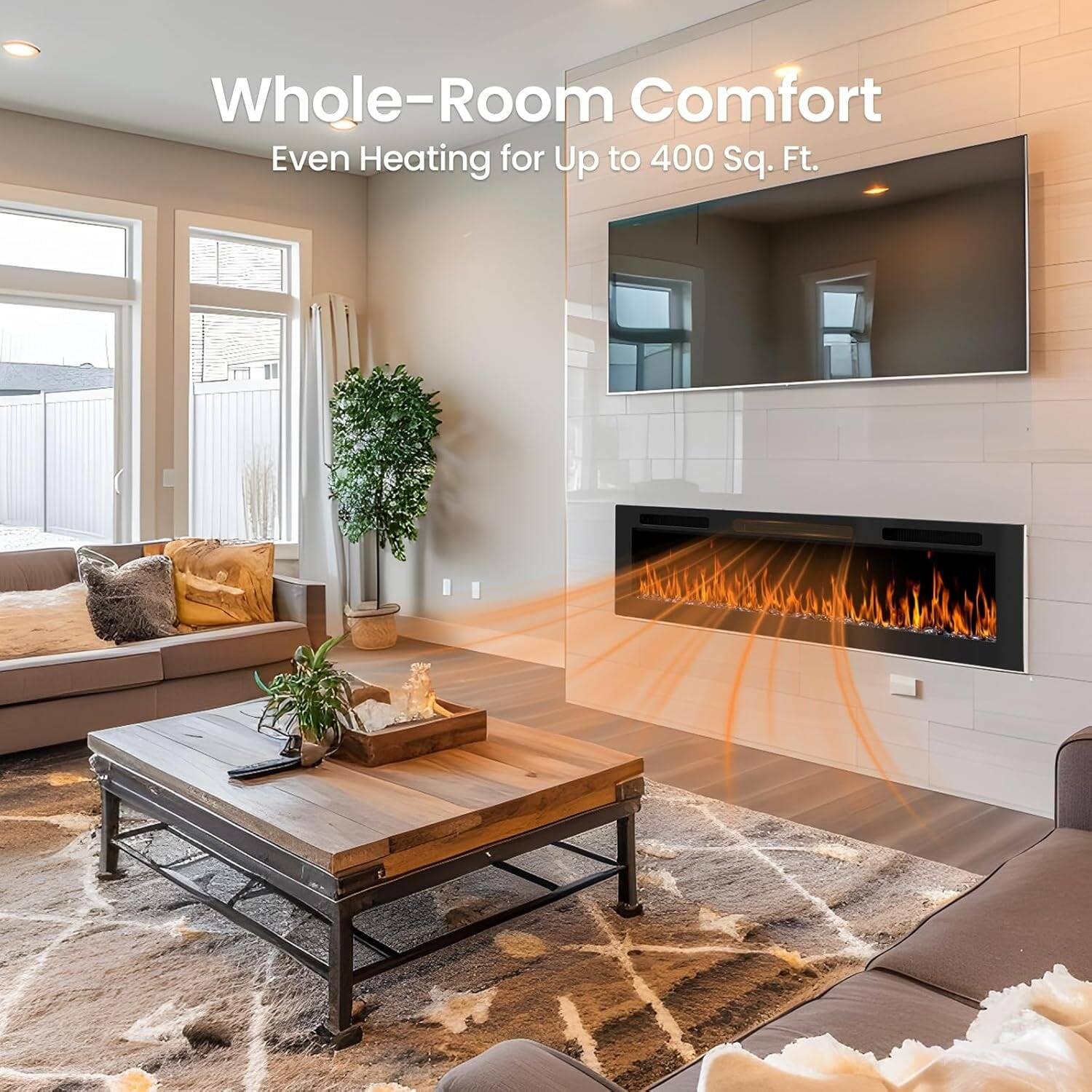Whole-Room Comfort  
Even Heating for Up to 400 Sq. Ft.