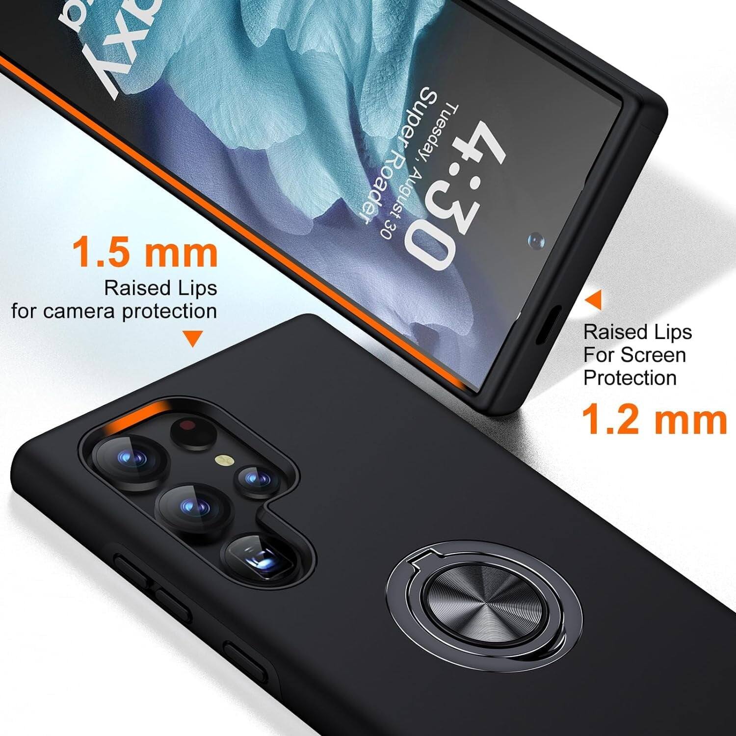 1.5 mm Raised Lips for camera protection

1.2 mm Raised Lips For Screen Protection