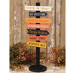 TRICK OR TREAT  
BOO BOULEVARD  
HAUNTED MANSION  
PUMPKIN PATCH  
Sleepy Hollow  
SPOOKY STREET  
WITCH'S WAY