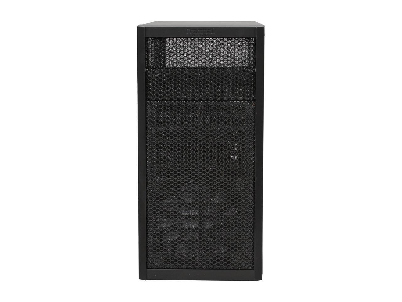 Alt View 1. Fractal Design - Fractal Design Core 1000 Black Micro ATX Mini Tower Computer Case - Black.