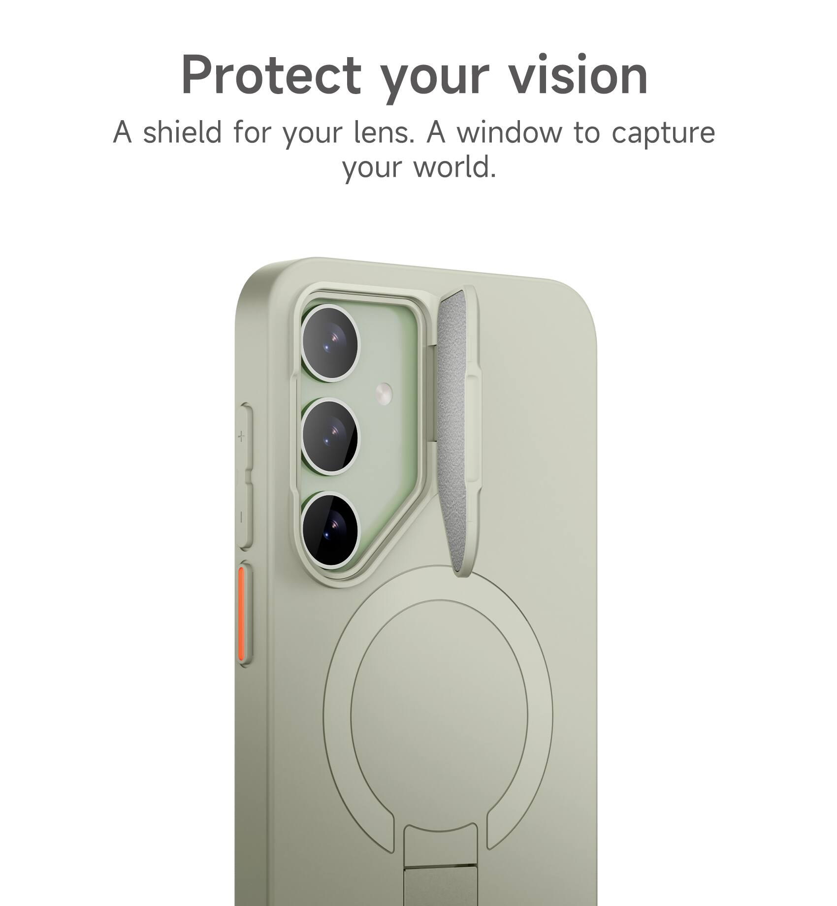 Protect your vision  
A shield for your lens. A window to capture your world.