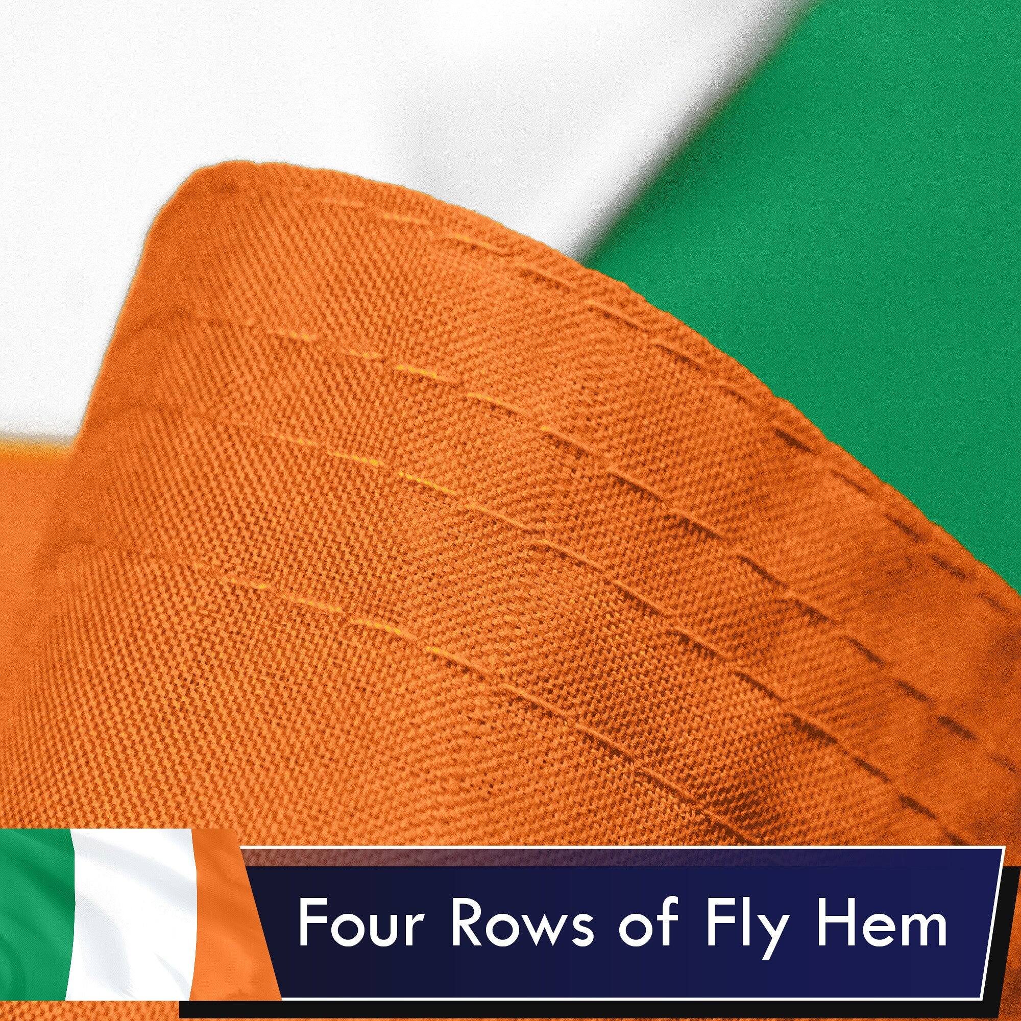 Four Rows of Fly Hem