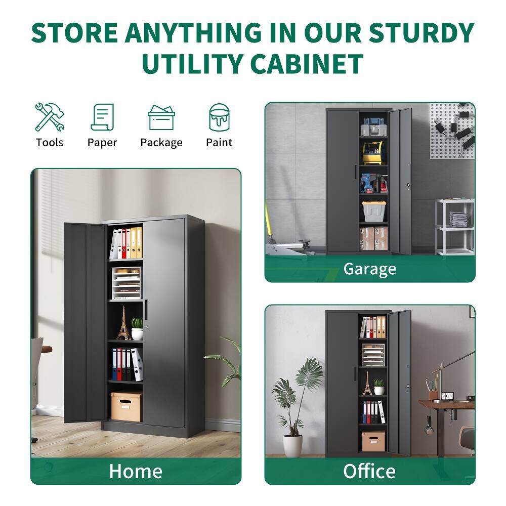 STORE ANYTHING IN OUR STURDY UTILITY CABINET

Tools
Paper
Package
Paint

Home
Garage
Office