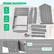 Simple Installation
8 Parts
6 Steps
15 Mins
304 Durable Stainless Steel Screws
Hole position accuracy ≥99.99%
