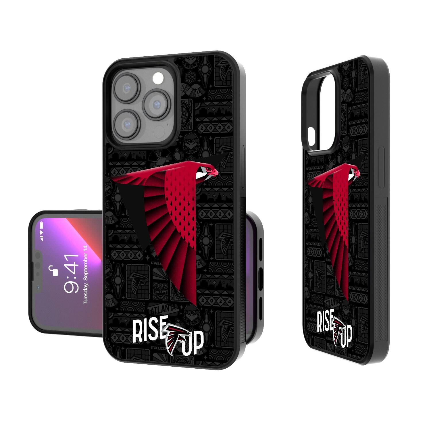 Keyscaper - NFL - Atlanta Falcons iPhone Bump Case - 15 - Black price history on PriceWatchPro