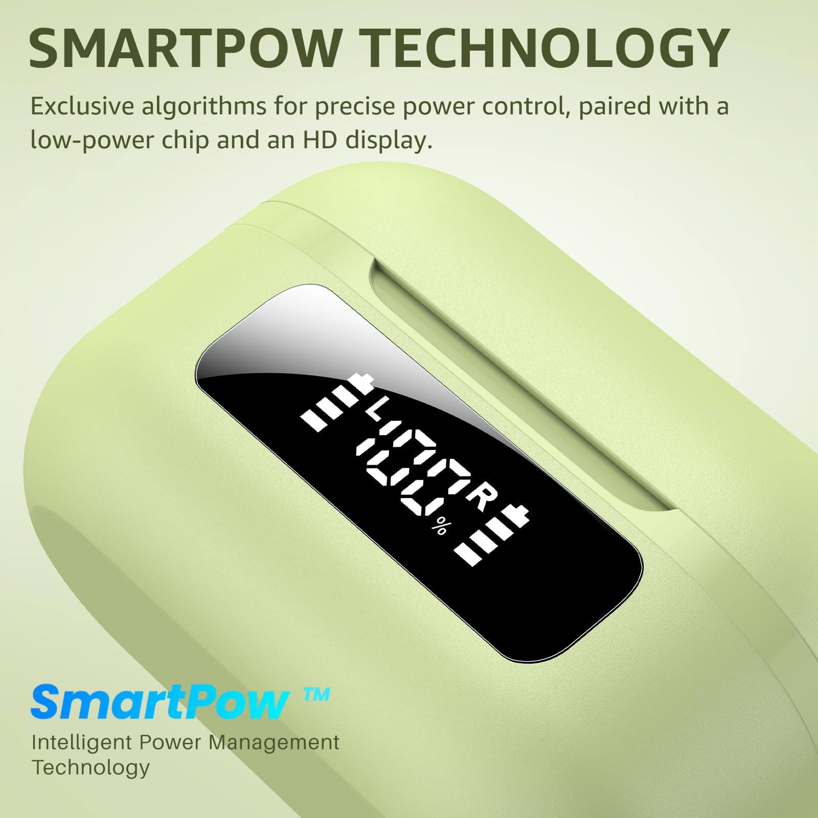 SMARTPOW TECHNOLOGY

Exclusive algorithms for precise power control, paired with a low-power chip and an HD display.

SmartPow™ Intelligent Power Management Technology