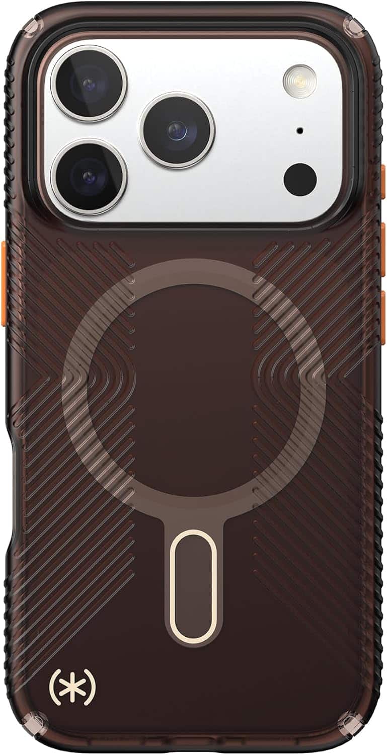 Speck - iPhone 17 Pro Grip + MS + CL - Luxury Shade Matte/Orange